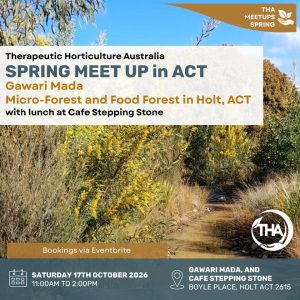 Saturday 17th October 2026 |  ACT Spring Meet Up
